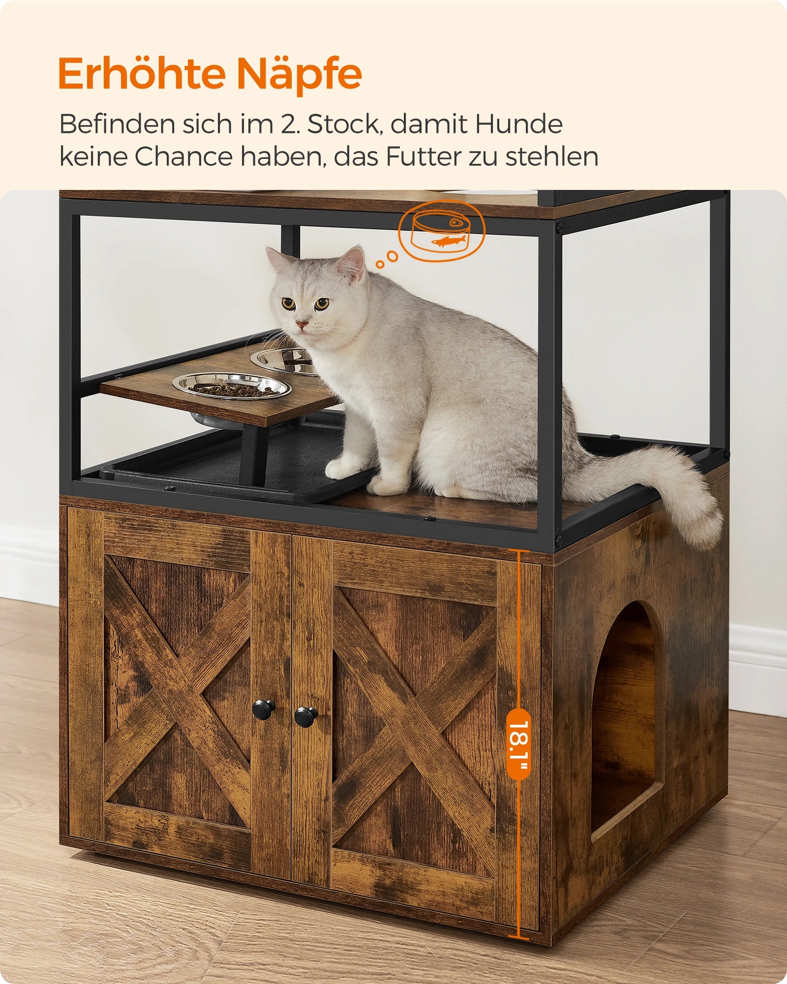 Feandrea - Industrieel Kattenmeubel